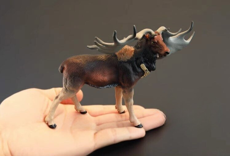 1/6 Simulation Megalocerosr Deer Animal Model For 12″Action Scene 15.2*12.3cm