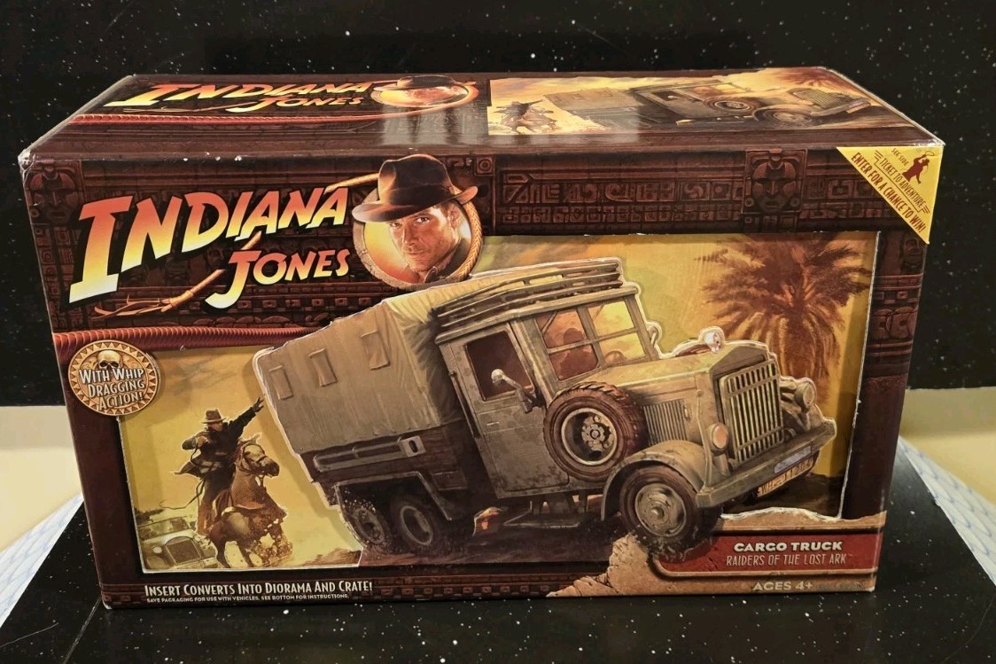 Hasbro 2008 Raiders Of The Lost Ark Indiana Jones Cargo Truck Mint In Sealed Box