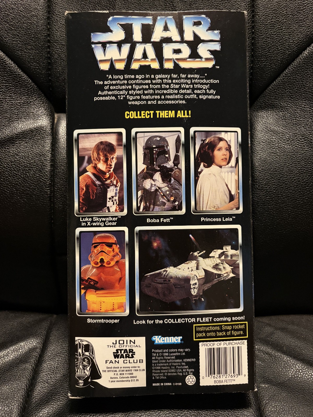 Star Wars / Boba Fett 12 inch Collector Series Action Figure 1996 Kenner