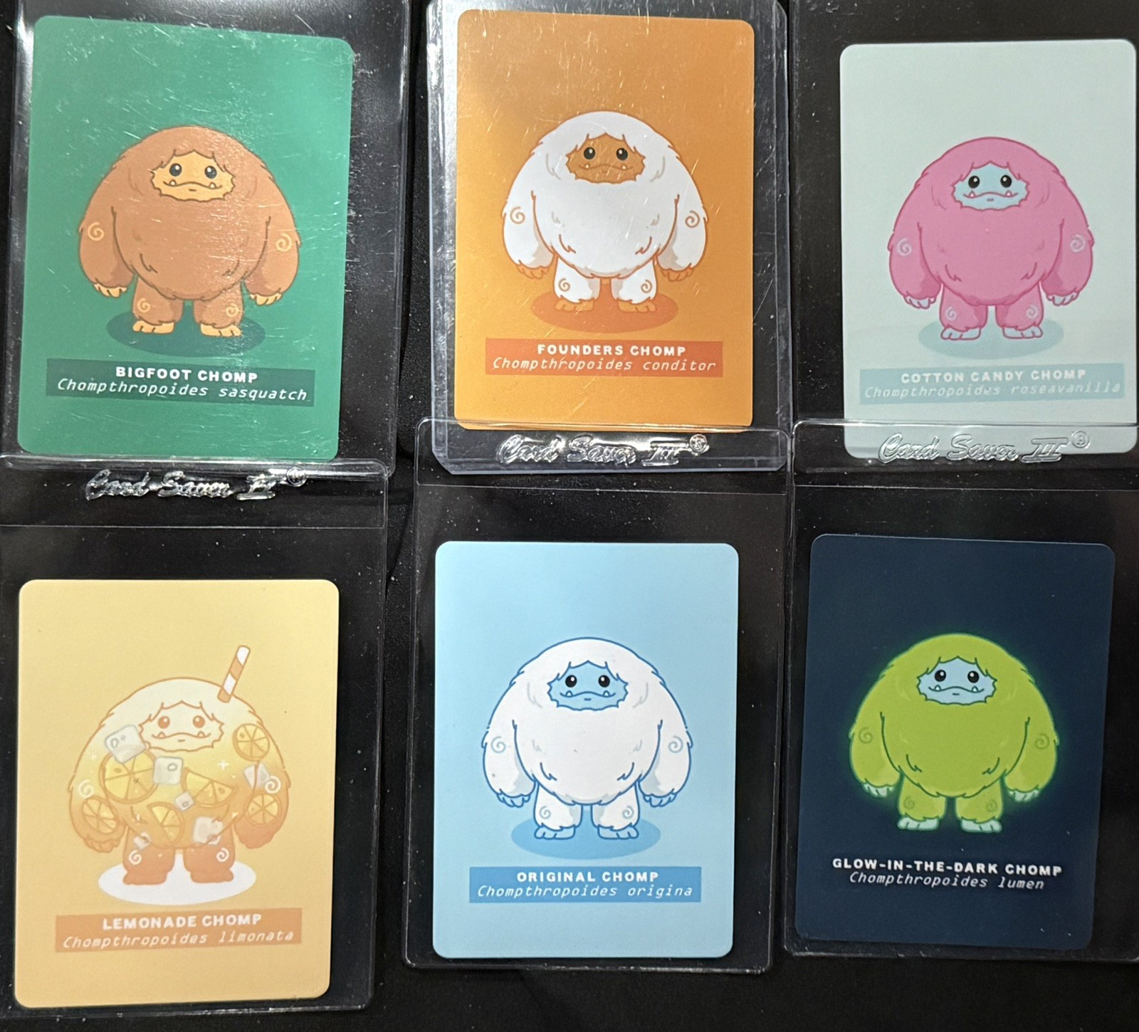🔥Abominable Toys – Chomp – Lot of 6 Exclusive Trading Cards🔥