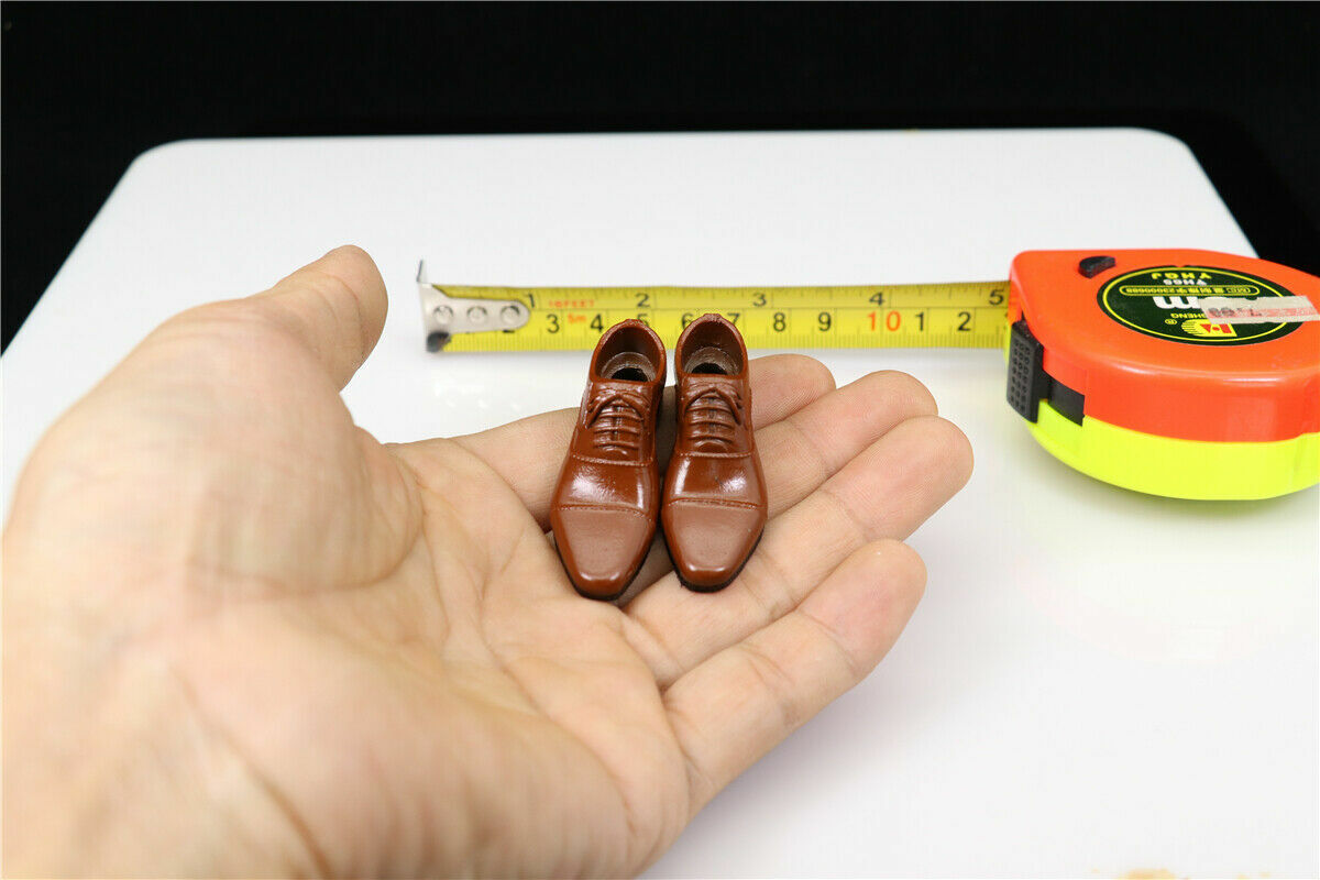 1/6 Leather Shoes Model Accessory Fit 12inch Male Action Figure Doll Toy Model