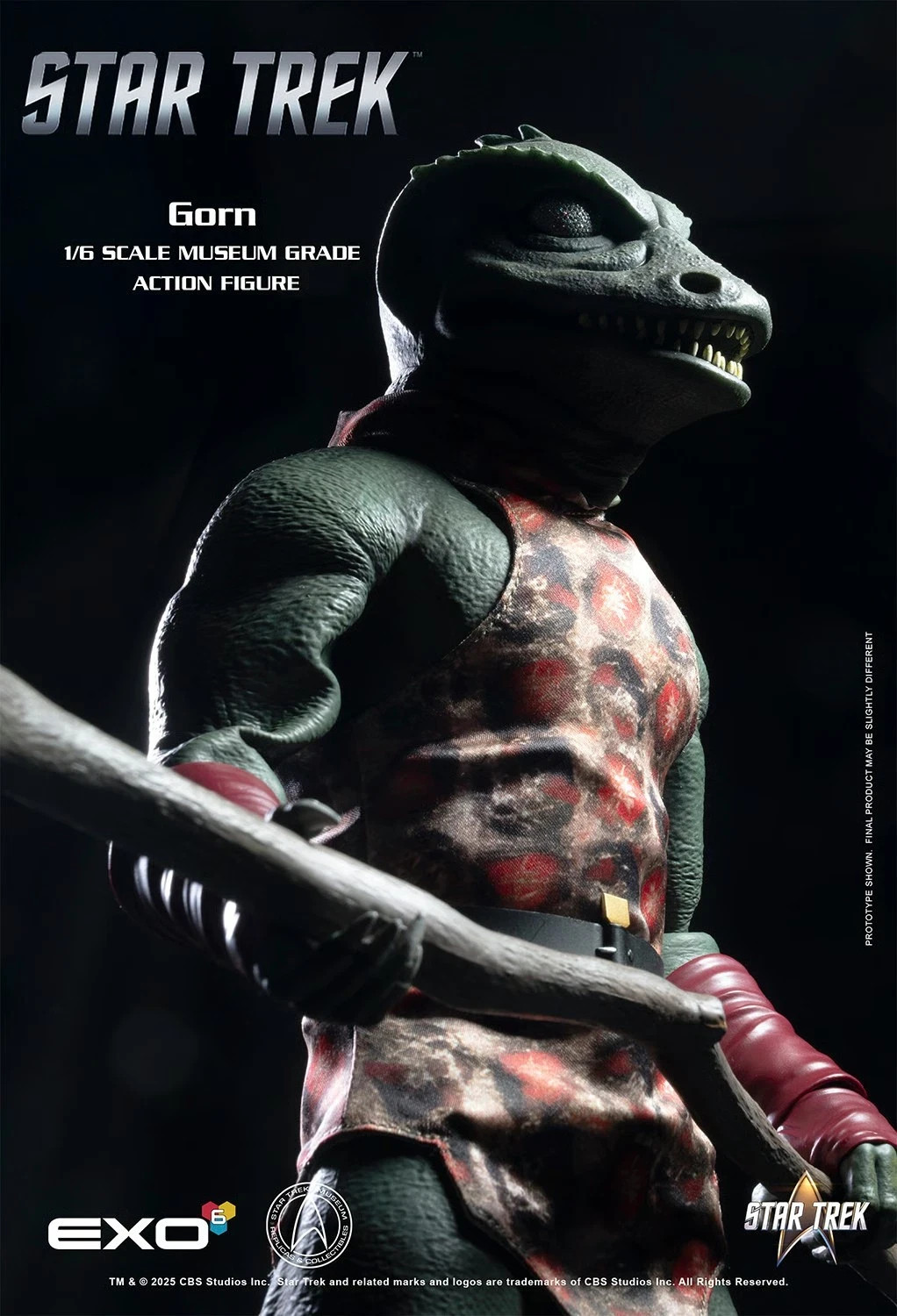 EXO-6 Star Trek: The Original Series Gorn 1/6 Scale Figure In Stock