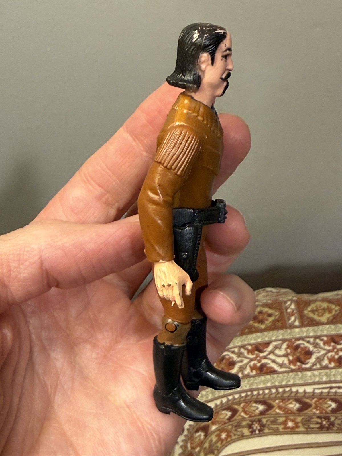 Vintage 1975 Excel Legends of the West Buffalo Bill Figure With Hat and Gun 4”