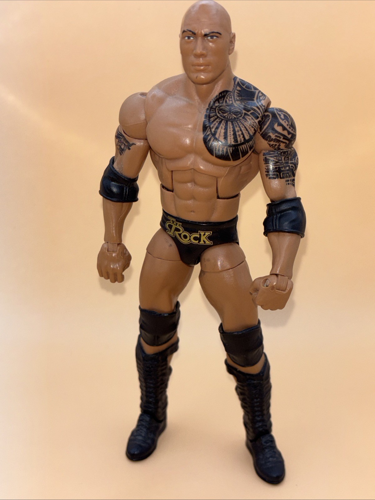 WWE MATTEL ELITE THE ROCK WRESTLING FIGURE RARE WWF NXT AEW WCW
