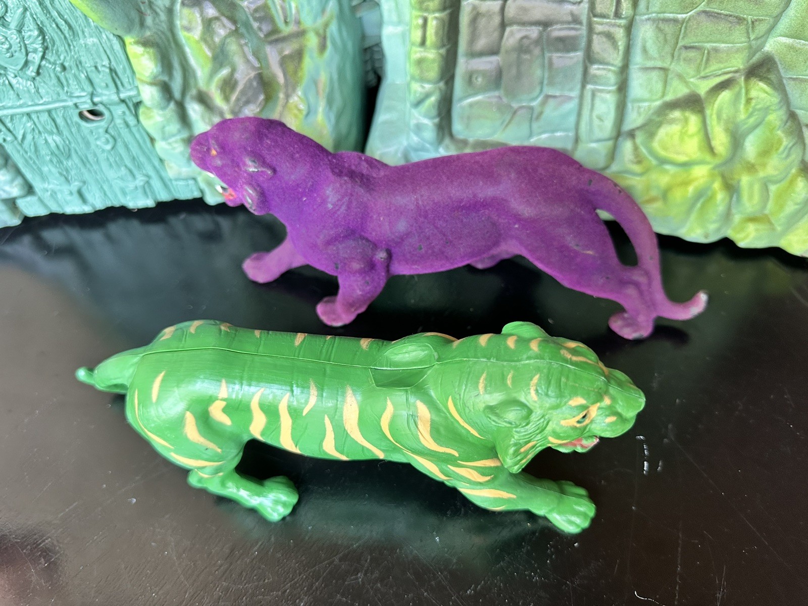 Heman Battle Cat Skeletor Soft Head 1981 Taiwan Panthor Complete Lot Shera MOTU