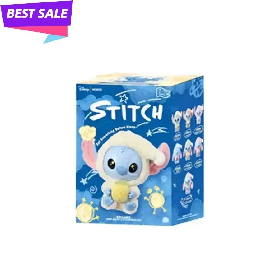 Miniso Stitch Eat Something Before Sleep Series Vinyl Figure Confirmed Blind Box