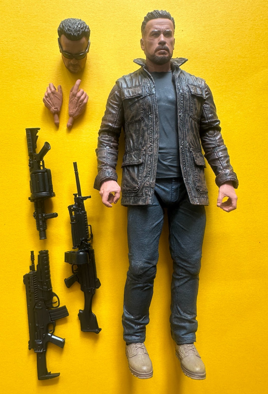 NECA Terminator Dark Fate Movie T-800 7″ Action Figure 2019 IN LOOSE