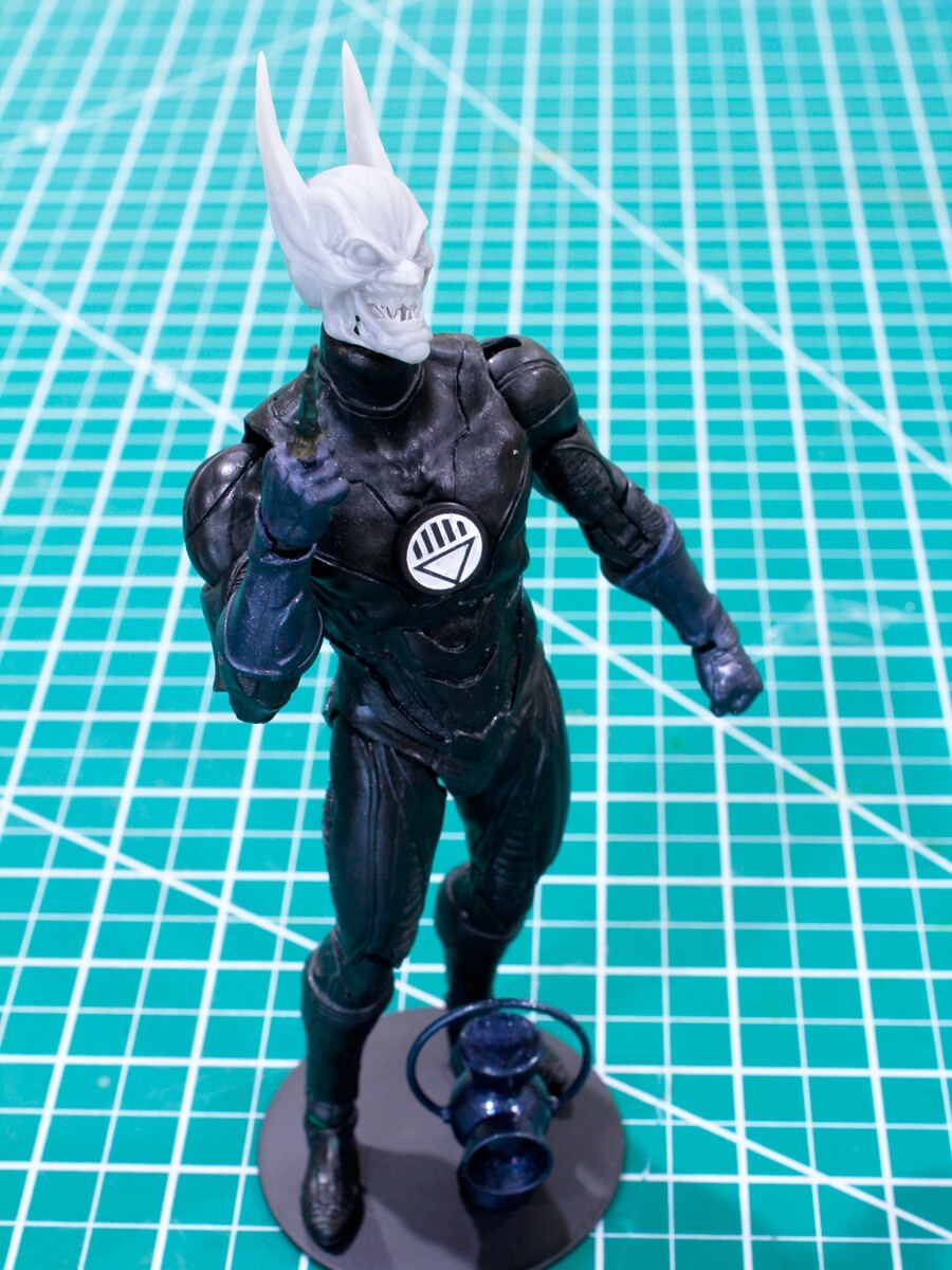 Custom Black Lantern Corps kit for 1:10 Scale Figure Mcfarlane Hal Jordan Hand