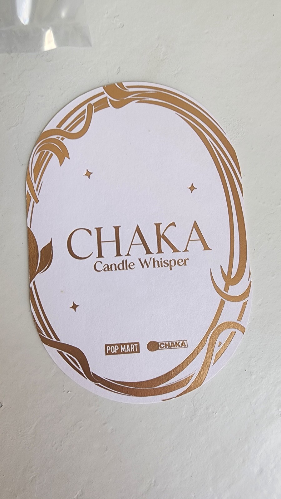 Pop Mart Chaka~ Candle Whisper Series ~ Unity~ Secret Figure~ Light Up