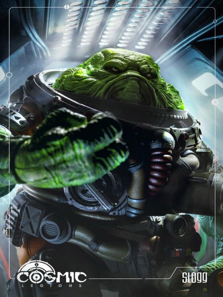 Cosmic Legions Hvalkatar: Book One Slogg Figure BY FOUR HORSEMEN