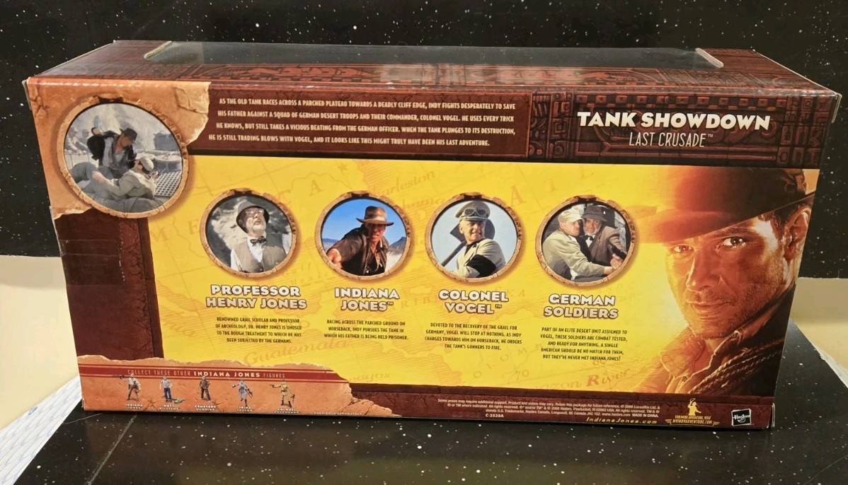 Hasbro 2008 Indiana Jones 3.75″ Last Crusade Target Exclusive Tank Showdown MISB