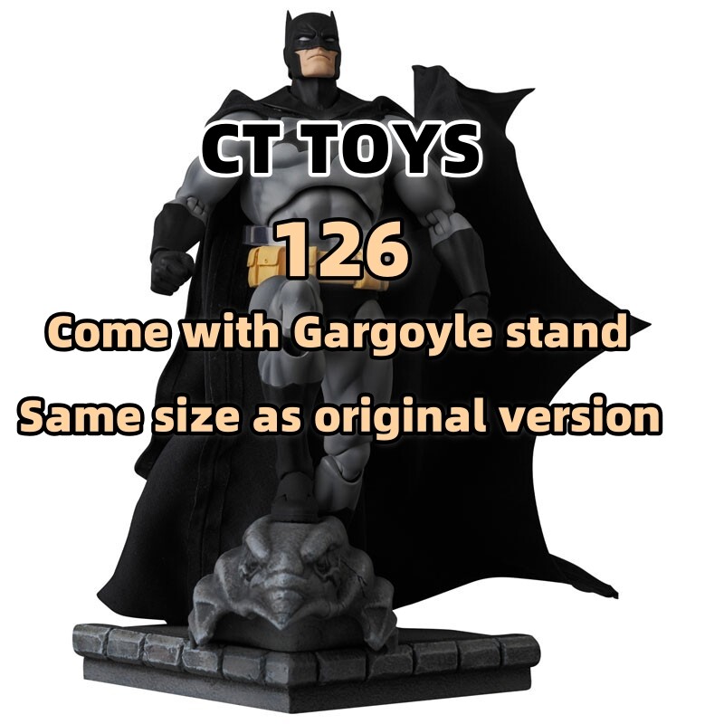Pre-sale CT Toys MAFEX No.126 Hush Batman Black Ver. Action Figure New Boxed
