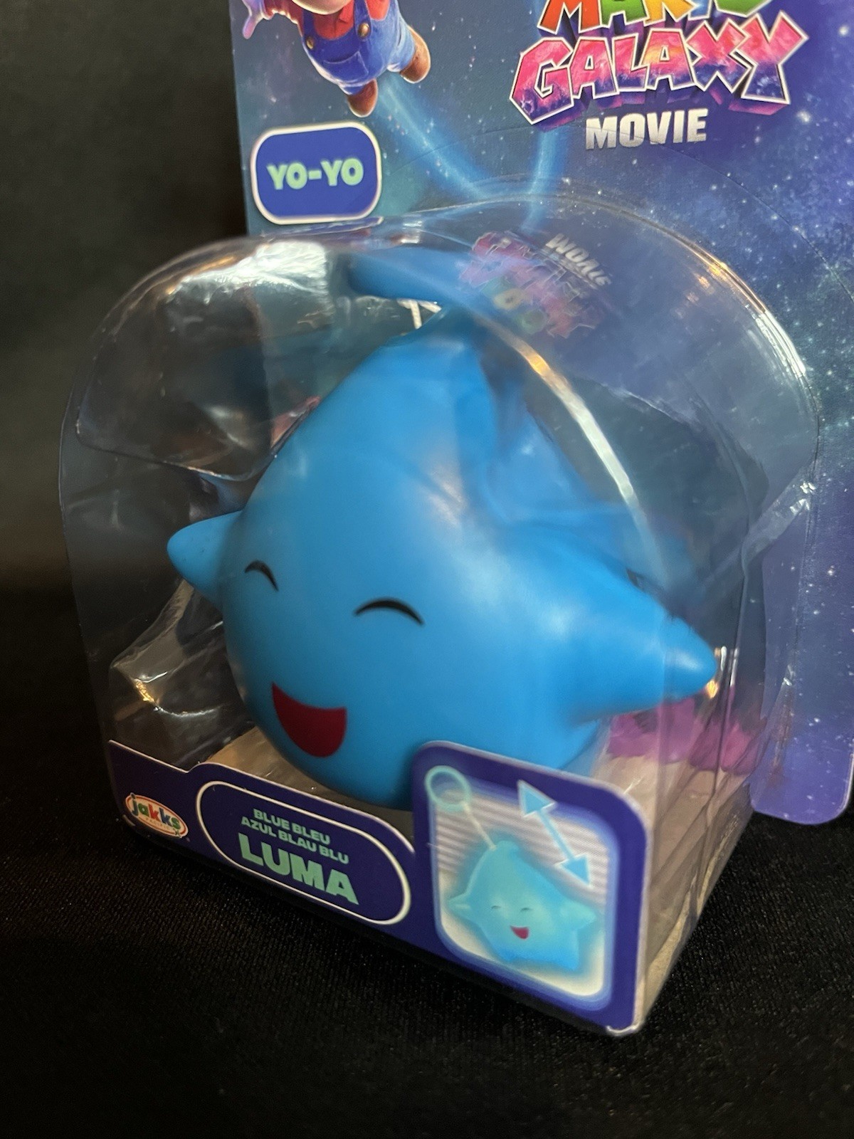 Jakks Pacific The Super Mario Galaxy Movie Blue Luma Star Yo-Yo