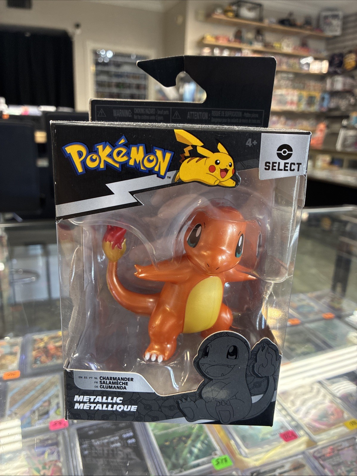 Pokemon Select Metallic Series 1 Charmander Battle Figure