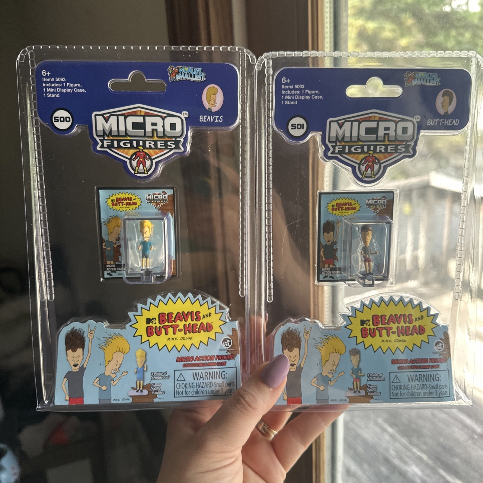 Worlds Smallest Micro Figures MTV Beavis And Butt-Head