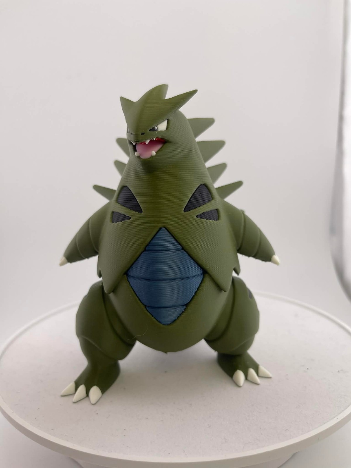 Tyranitar Inspired Figure – 6 Inch 3D Printed Fan Art Collectible