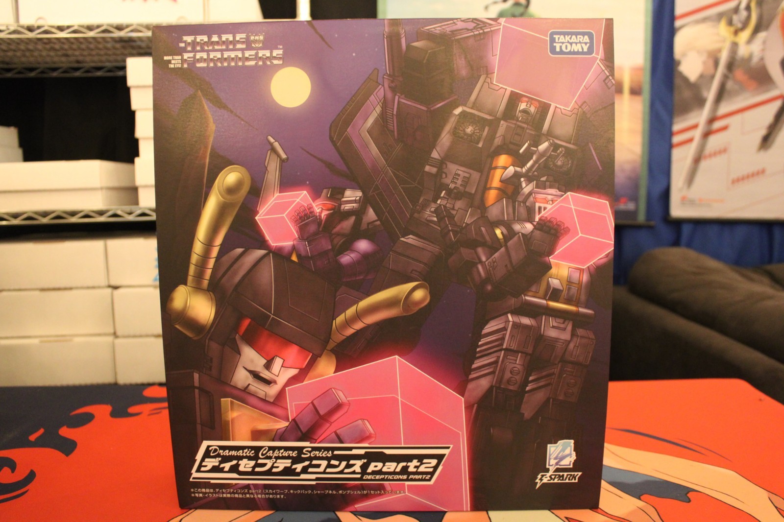Takara Tomy Transformers Import Dramatic Capture Series Decepticons Part 2