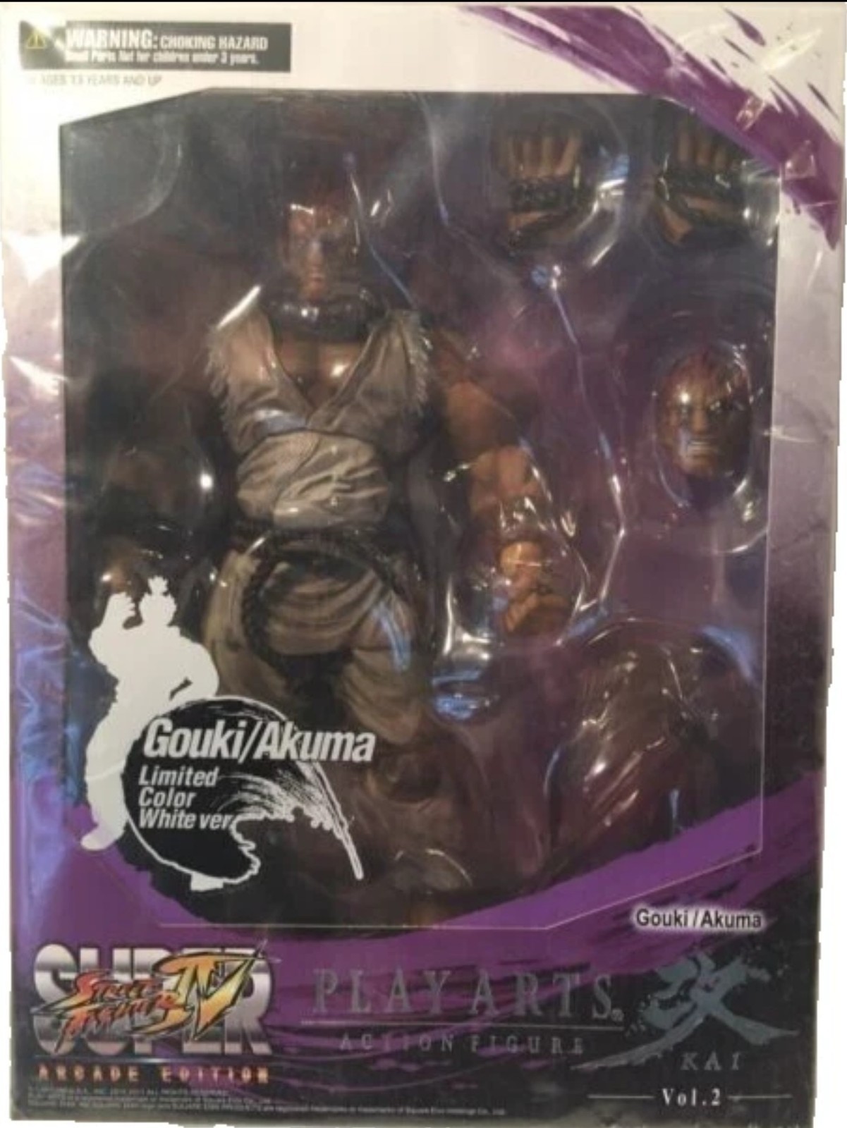 Play Arts Kai Akuma/Gouki (White) Street Fighter Square Enix