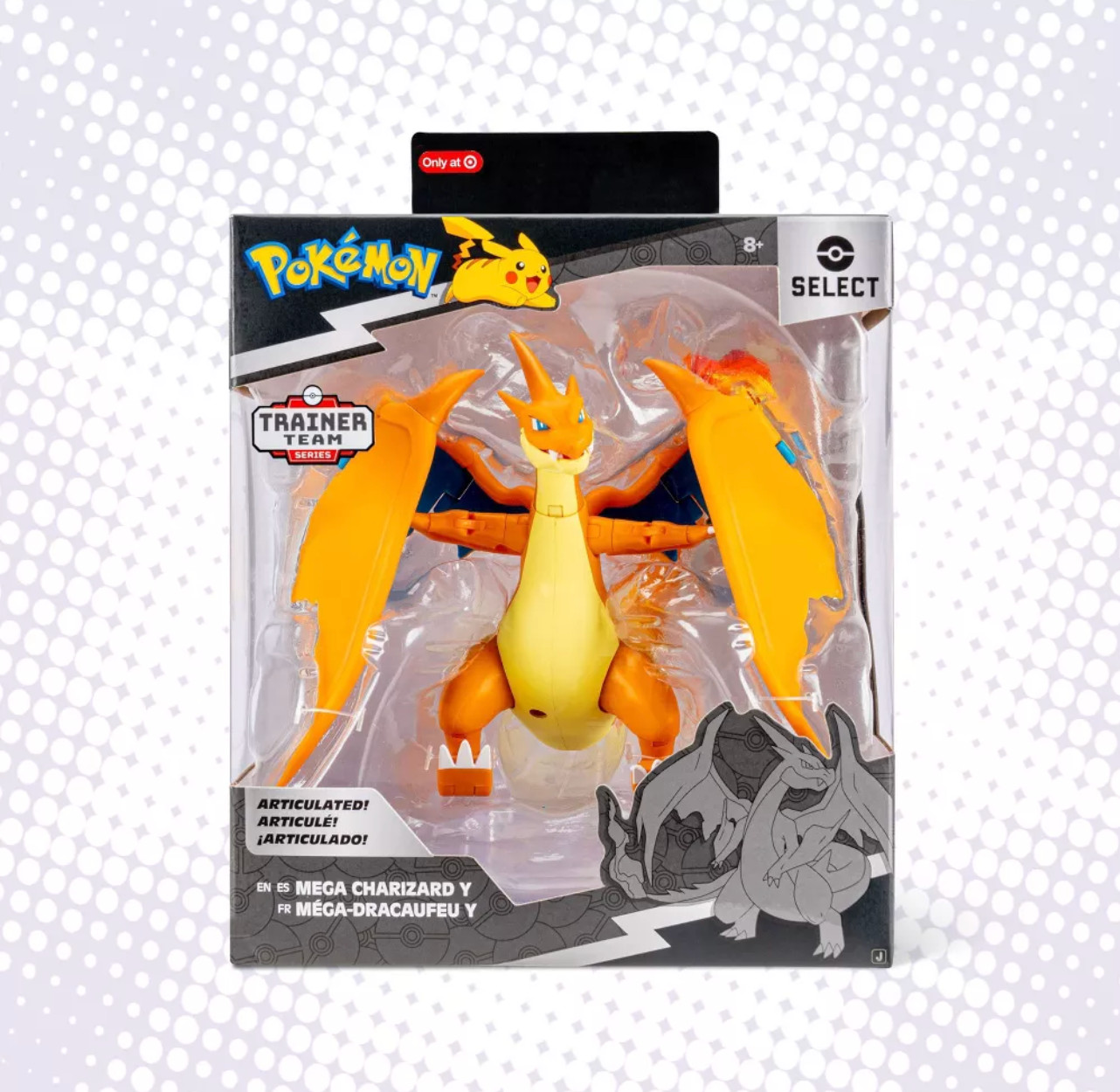 Pokémon Select 6″ Articulated Mega Charizard Y Action Figure
