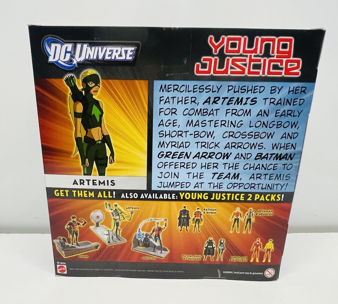 Artemis Young Justice DC Universe Classics INVASION 6″ NIP Teen Titans