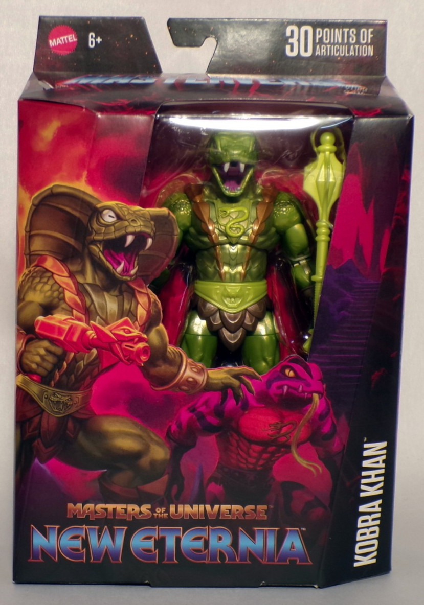 Masters of The Universe New Etheria Masterverse KOBRA KHAN 7″ Action Figure MOTU