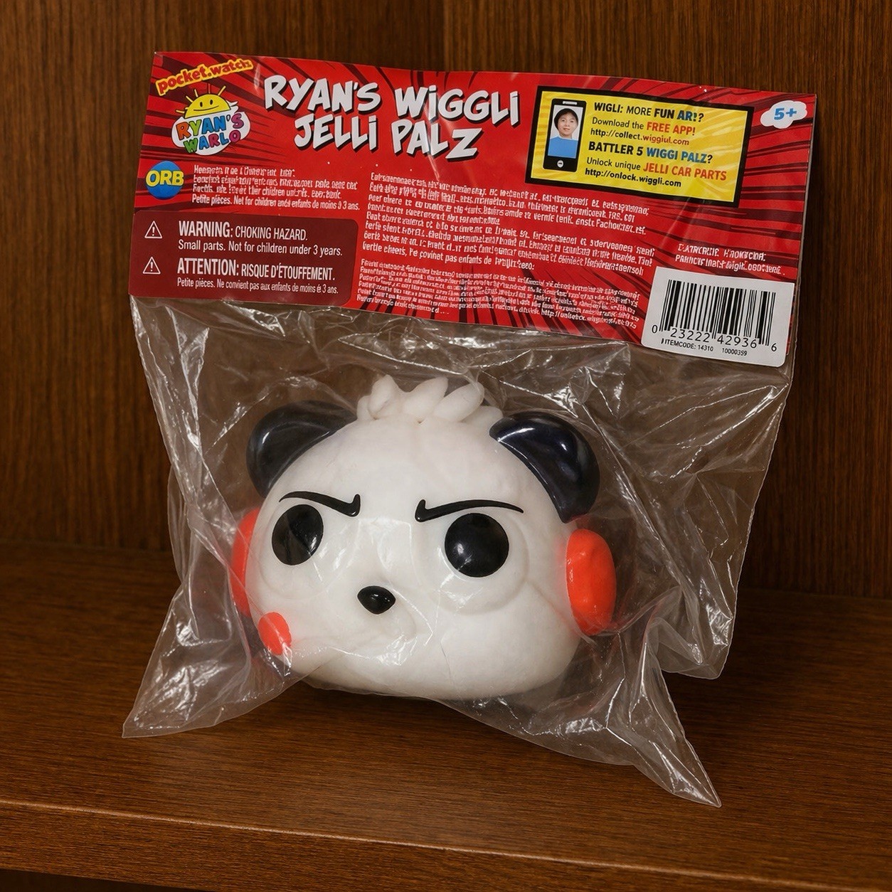 RYAN’S WORLD WIGGLI JELLI PALZ POCKET WATCH 5+ YEARS WHITE SQUISH AND PLAY
