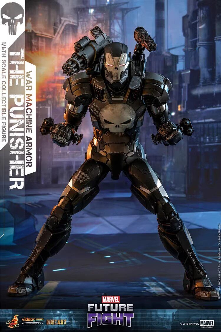 Hot Toys VGM33D28 Future Fight The Punisher War Machine 1/6 Scale Action Figure