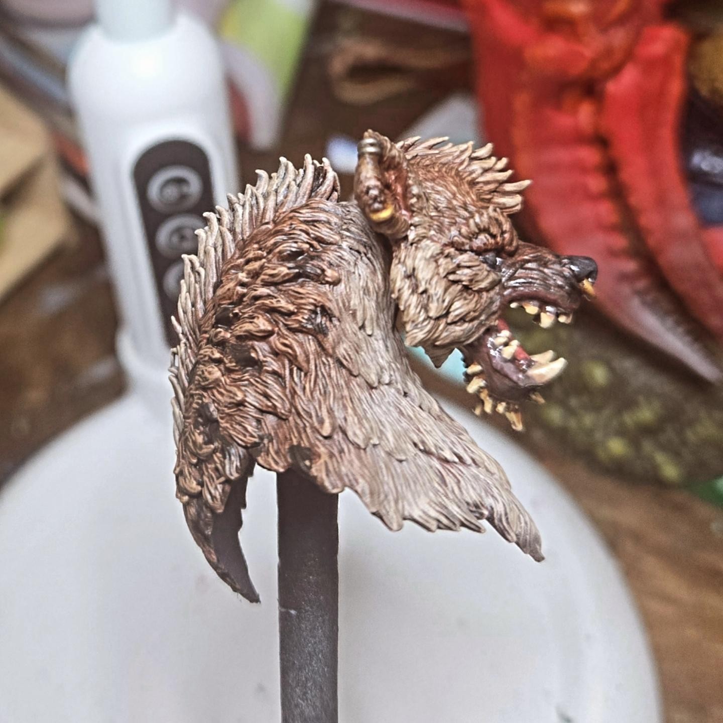 Mythic Legions Custom Hyena Berserker Head Sculpt