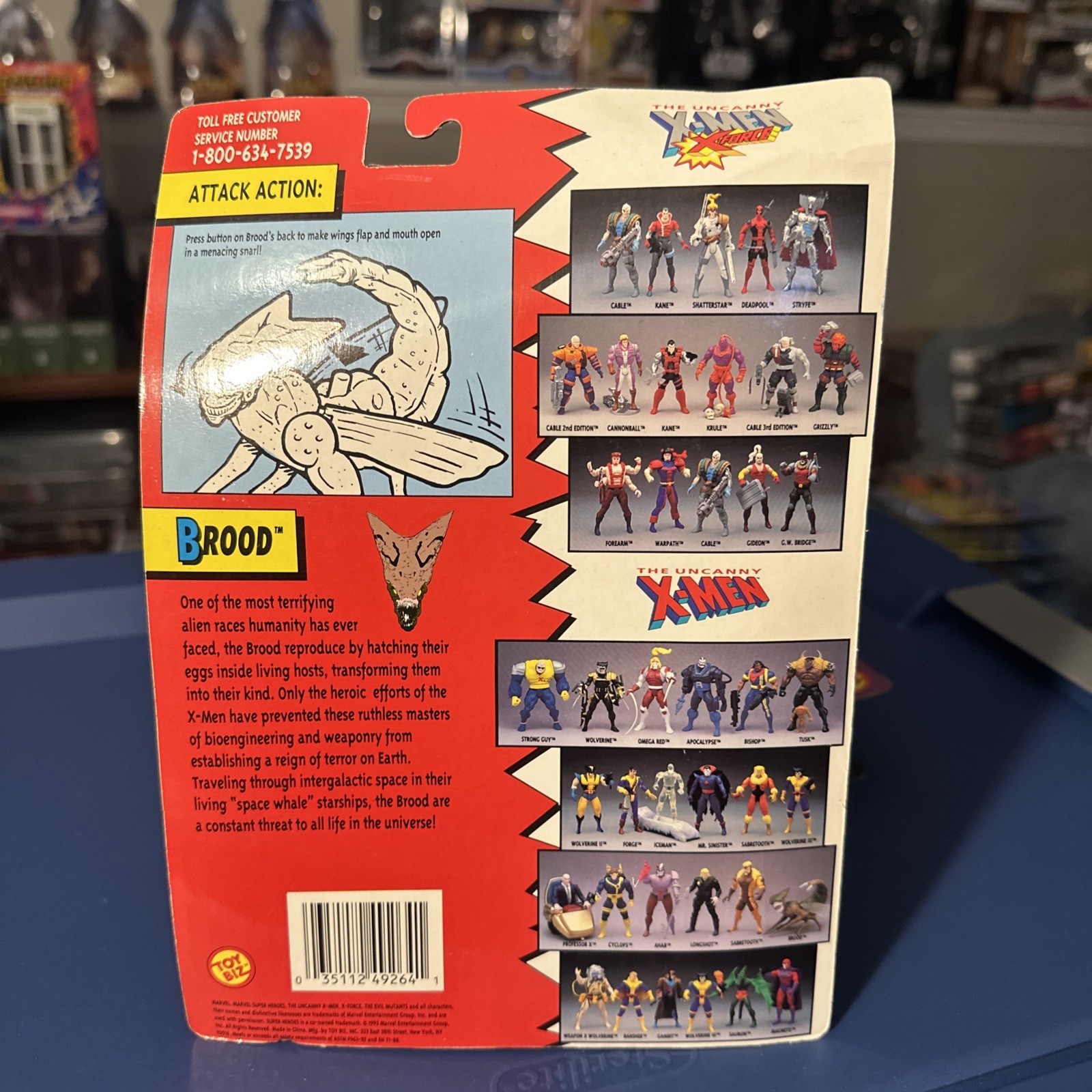 Lot of 9 Toy Biz X-men Action Figures X-Force and The New Mutants New