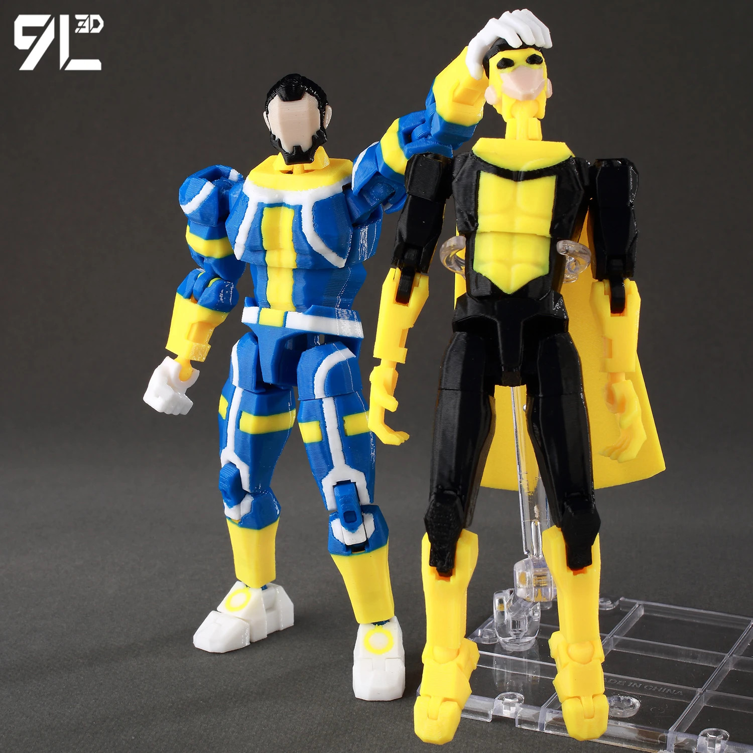Lucky 13 Invincible Boy Conquer​ Omni Action Figure 3D Printed Anime Model