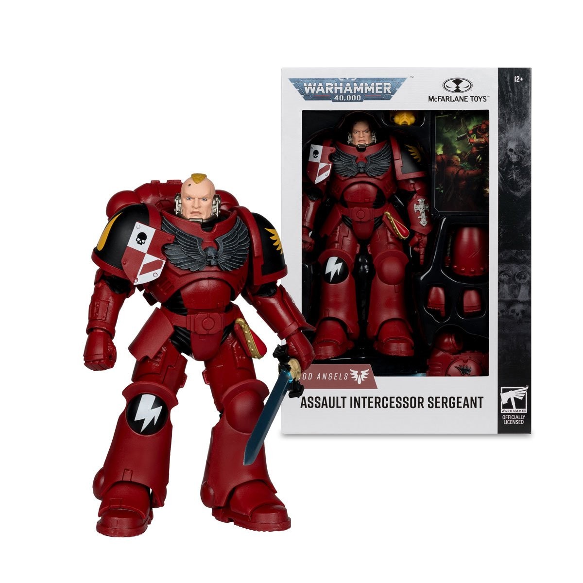 4x McFarlane Warhammer 40,000: Captain Cyrus Elite, Blood Angel, Ultra Marines
