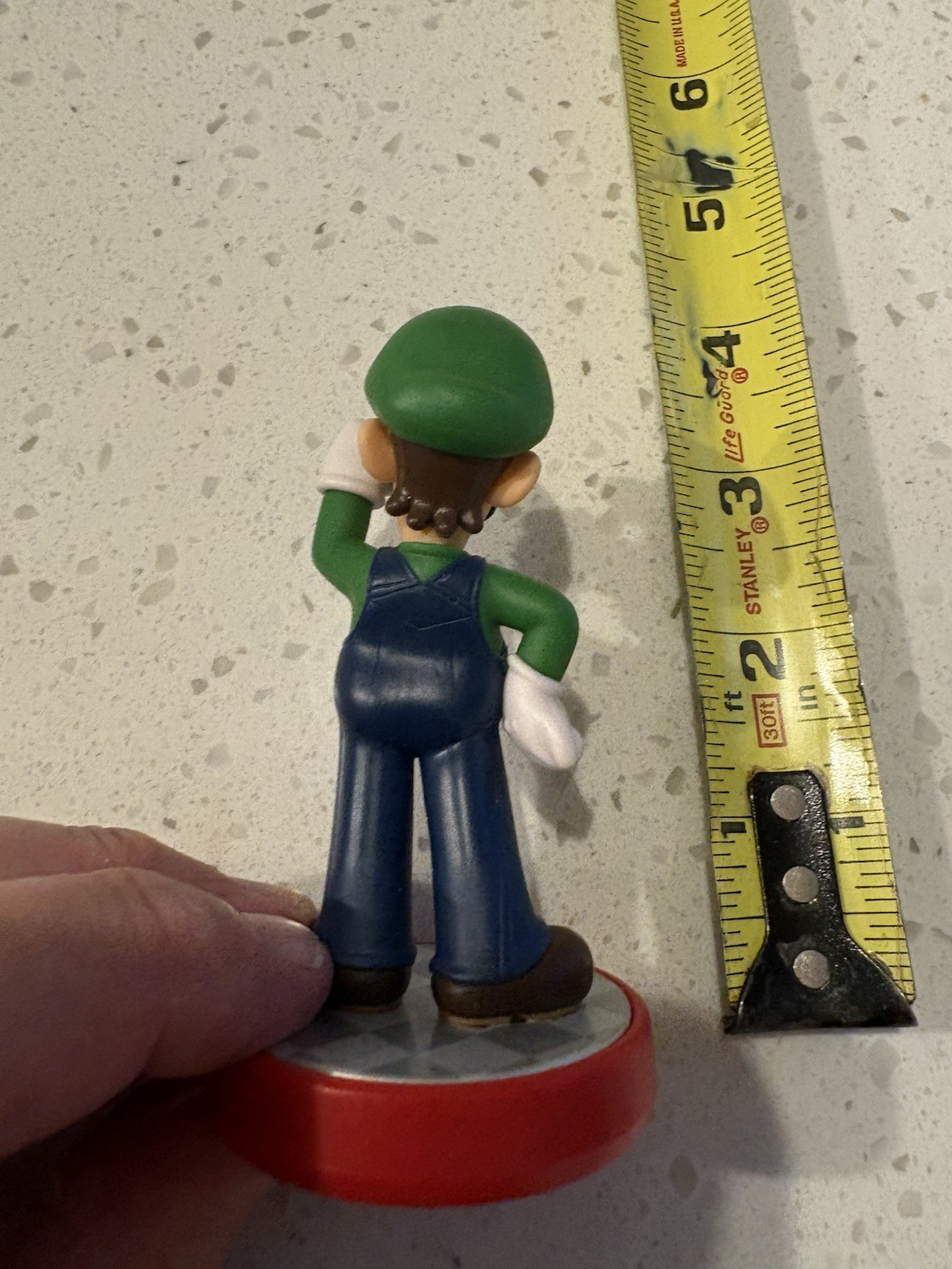 Nintendo Amiibo Super Mario Brothers Luigi Figure Free Ship in USA