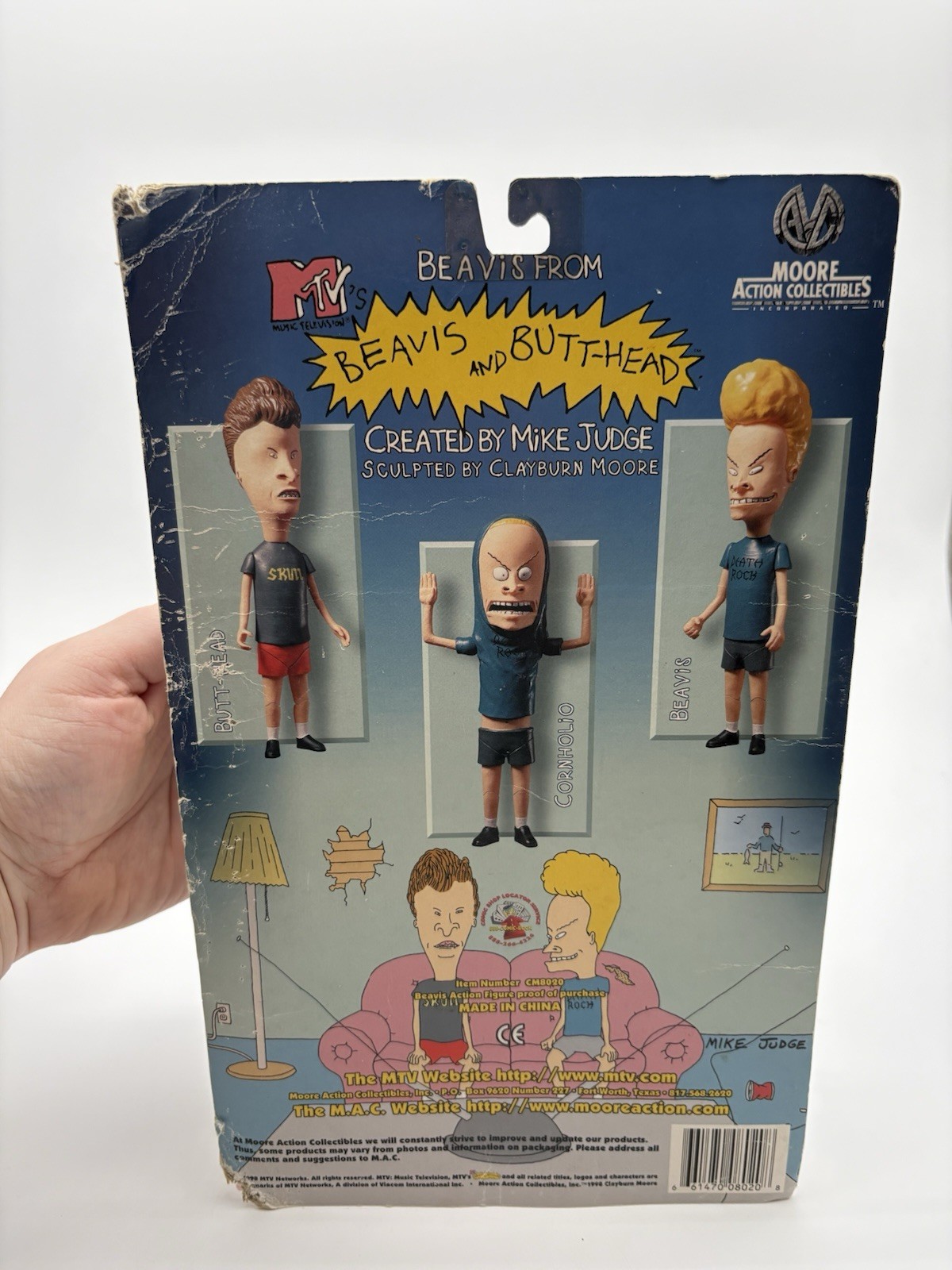 Beavis & Butt-Head – Beavis figure by Moore Acton Collectibles – Mike Judge 1998