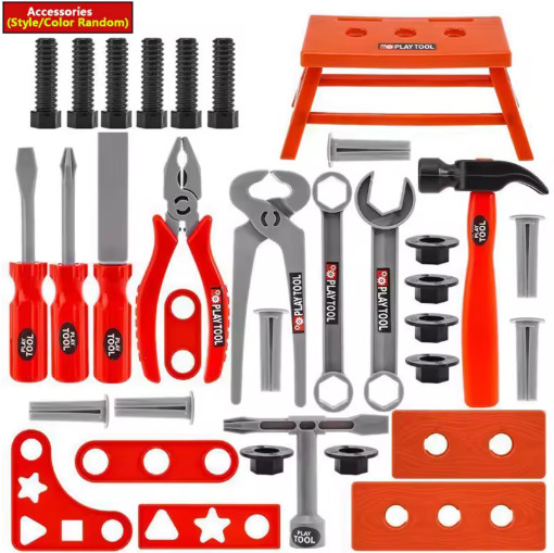 Kids Tool Set Construction Pretend Play Repair Toolbox Engineer Toys Gift Set