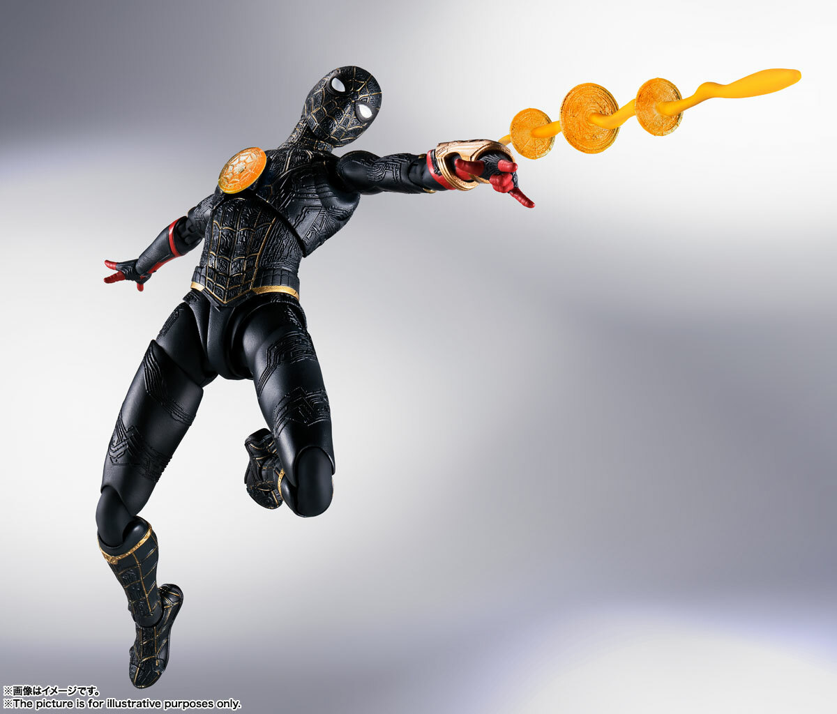 Bandai S.H.Figuarts Spider-Man No Way Home (Black &Gold Suit) Special Set