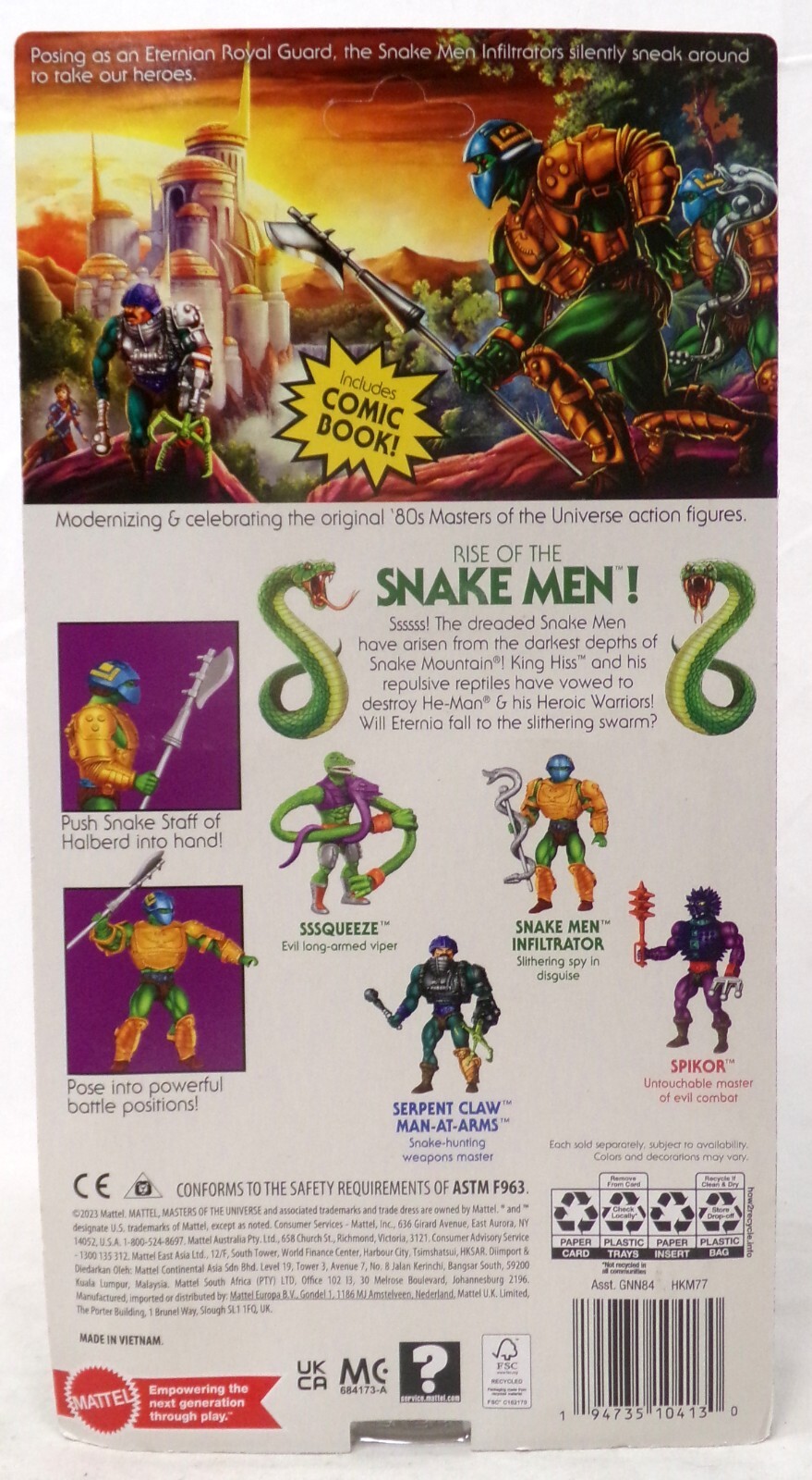 Mattel Masters of the Universe Origins Snake Men Infiltrator 5.5″ Figure New