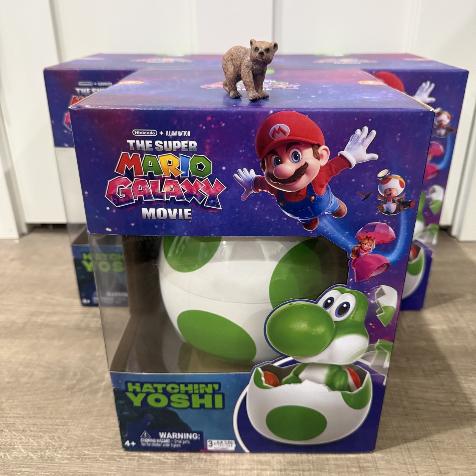 Hatchin’ Yoshi Egg Super Mario Galaxy Movie Interactive Figure SEALED NEW