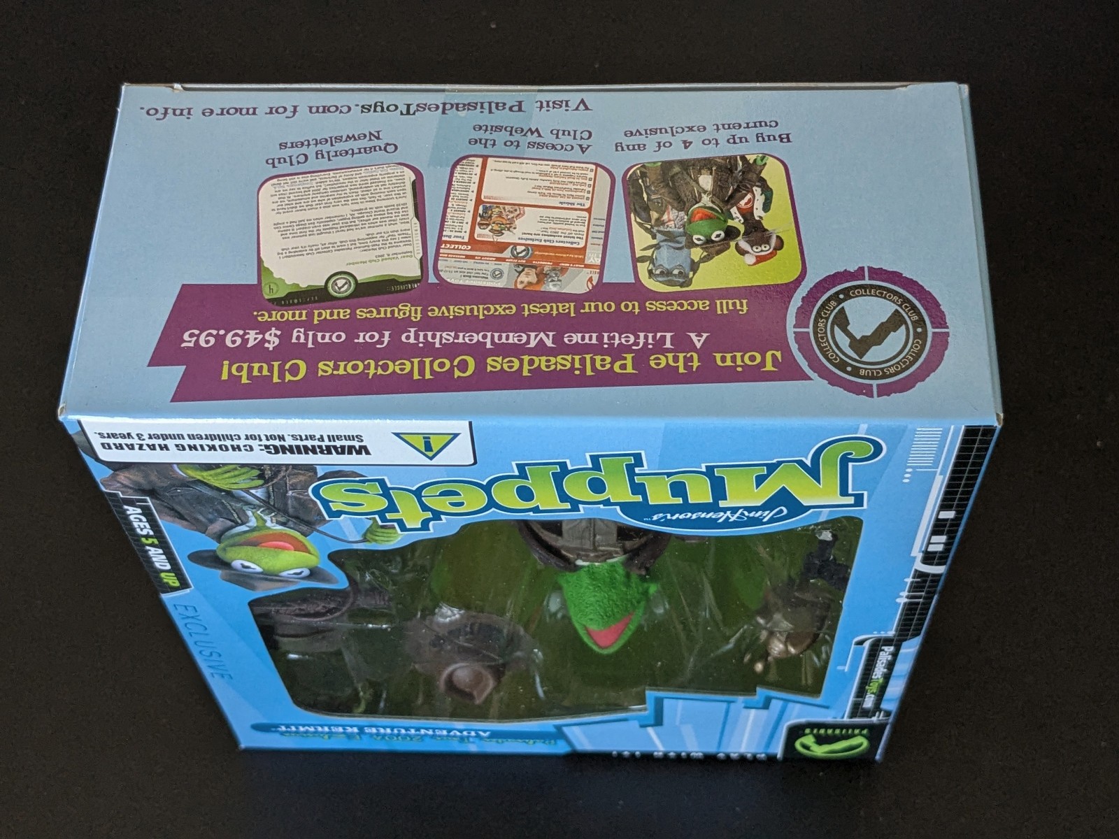 💥 INDIANA JONES KERMIT ADVENTURE PALISADES 2004 EXCLUSIVE W OUTER BOX 🆕 💥