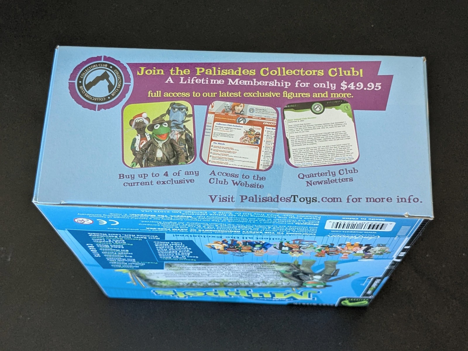 💥 INDIANA JONES KERMIT ADVENTURE PALISADES 2004 EXCLUSIVE W OUTER BOX 🆕 💥