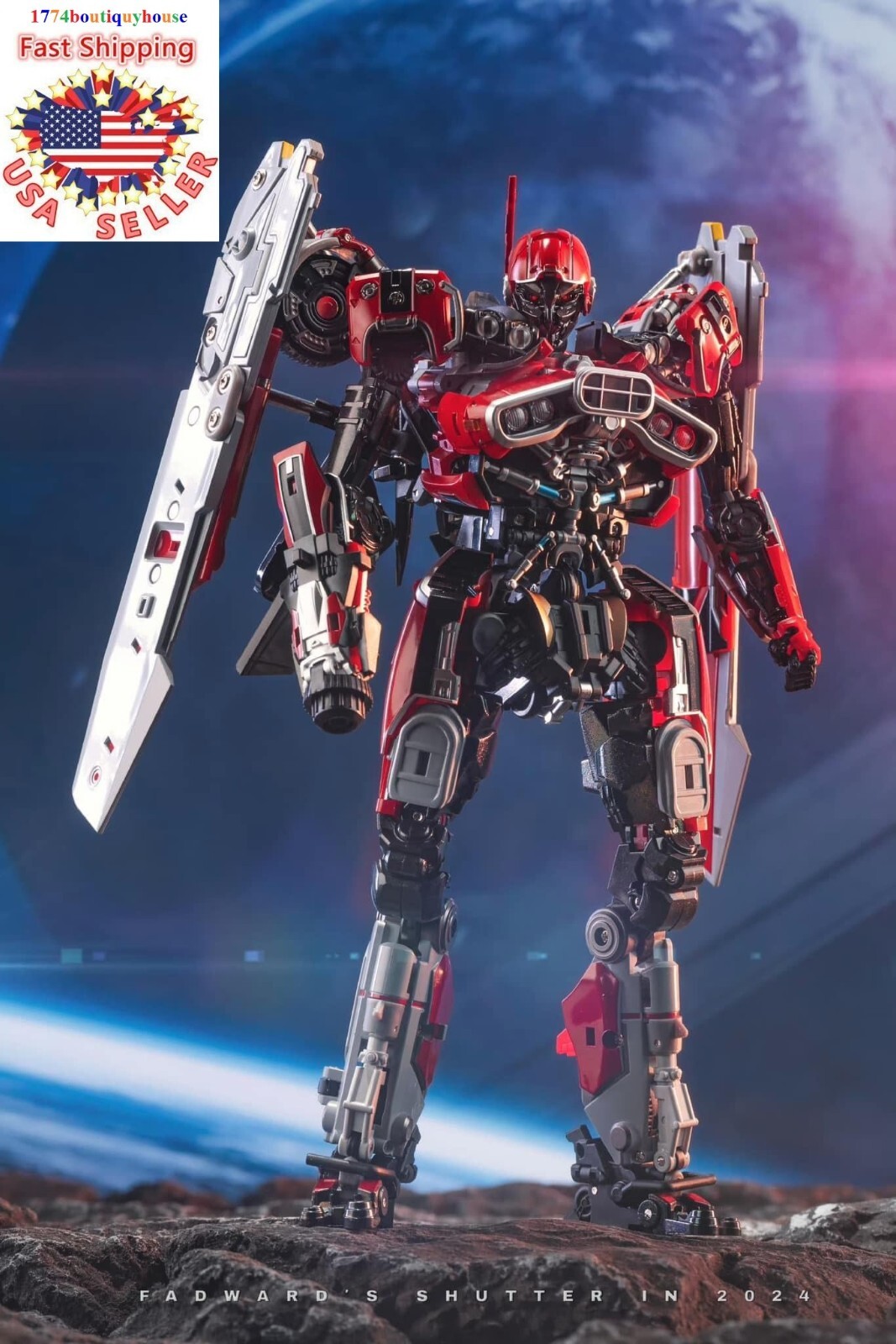 NEW BOX Metagate G-05 Red Fantasy Shatter Movie Version Transformer Autobot USA