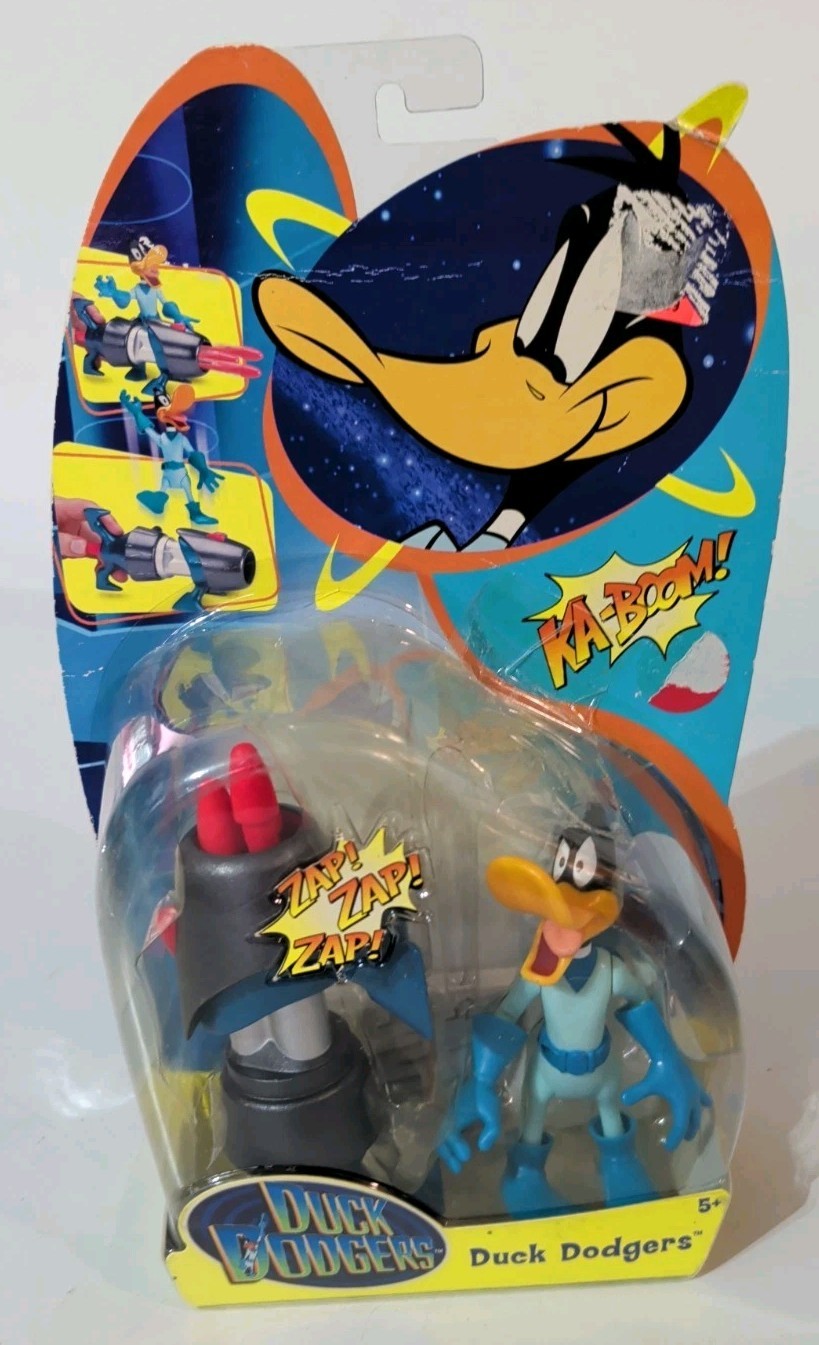 RARE Looney Tunes Duck Dodgers Daffy Duck Missile Shooter NIB Cartoon Network