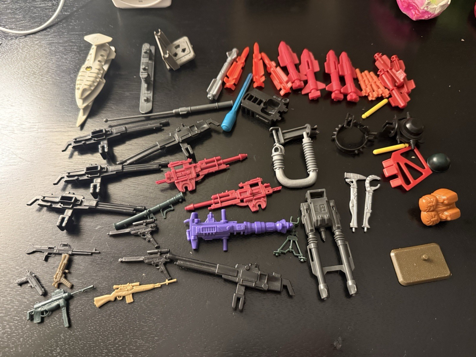 Vintage GI Joe Accessories Lot Weapons, Missiles And More 80’s And 90’s