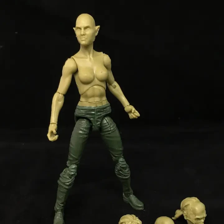 Green Female Orc Vitruvian HACKS Blank Action Figure 3 3/4″ Boss Fight Studio