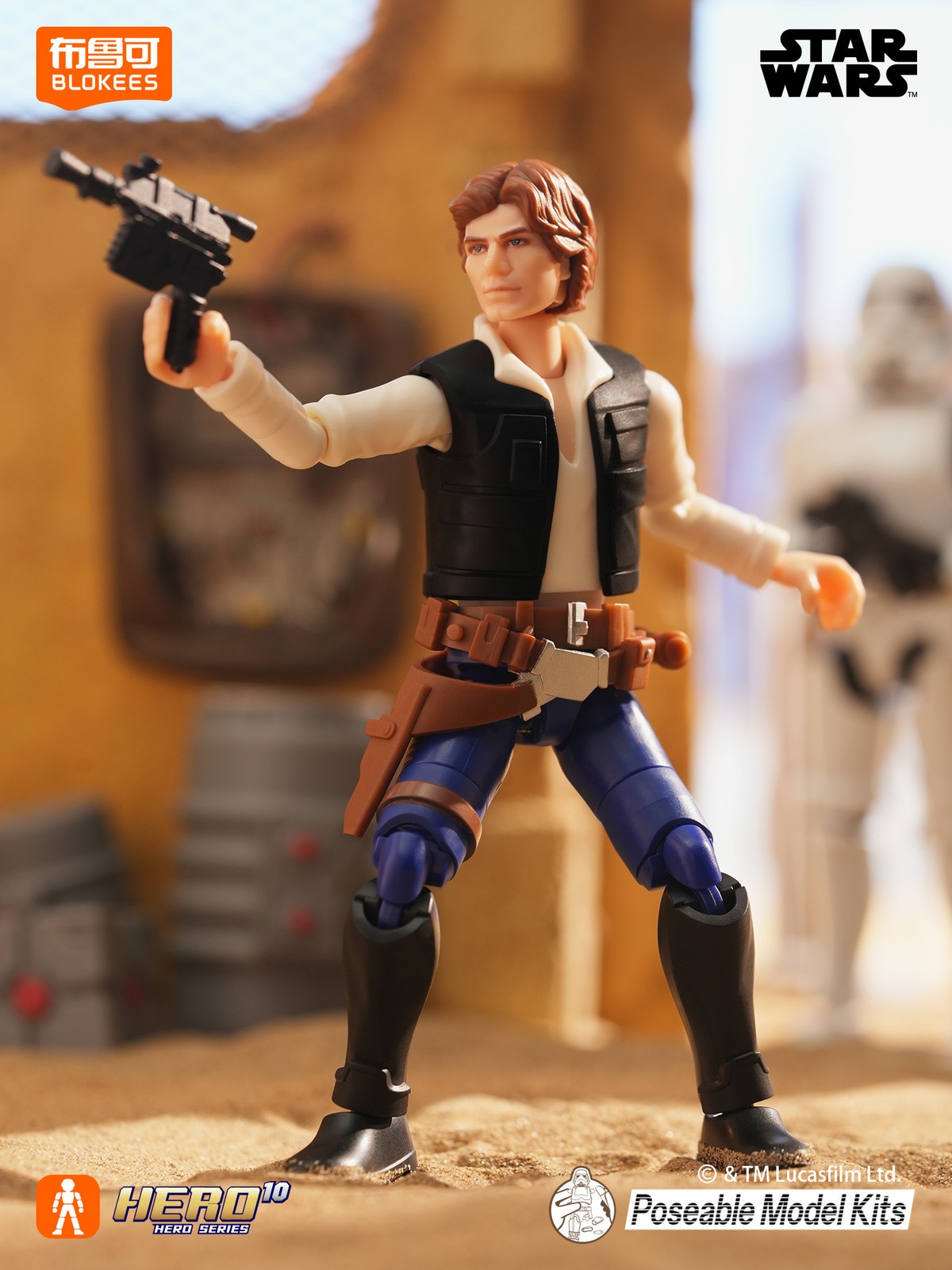 Blokees Star Wars Luke Skywalker Action Figures Blind Box GV02 Model Kit Toys