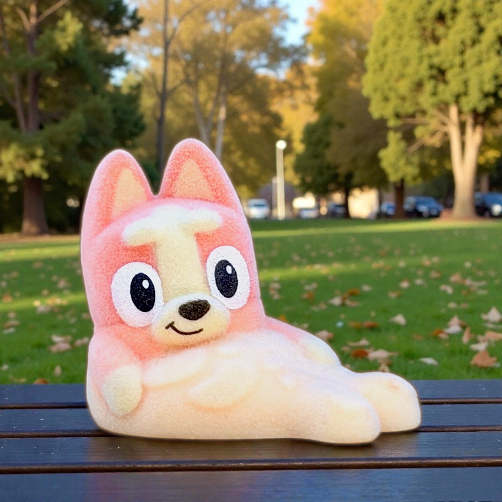 Bluey Fuzzies YOU PICK! Flocked Bluey & Friends Figures Series 1 Blind Boxes