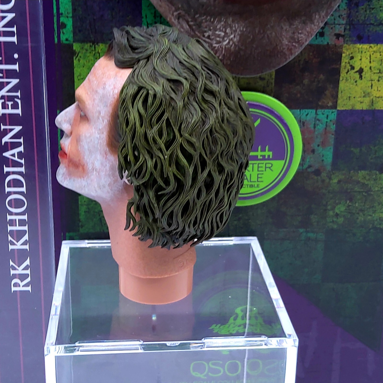 Hot Toys QS010 Joker Heath Ledger Exclusive 1/4 action Figure’s Head Sculpt Only