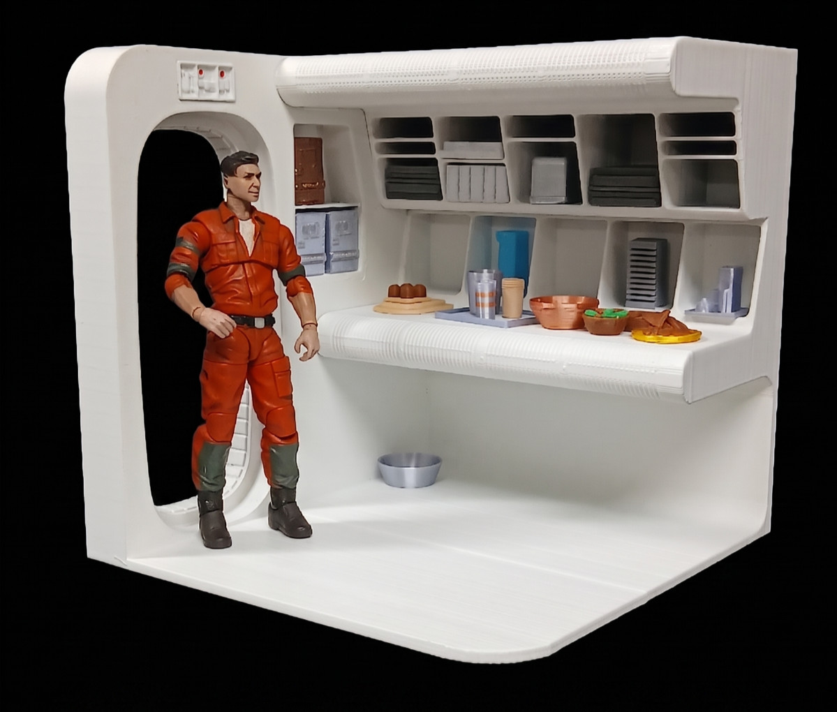 LARS HOMESTEAD 1:18 scale DIORAMA WITH ACCESSORIES for 3.75″ FIGURE STAR WARS