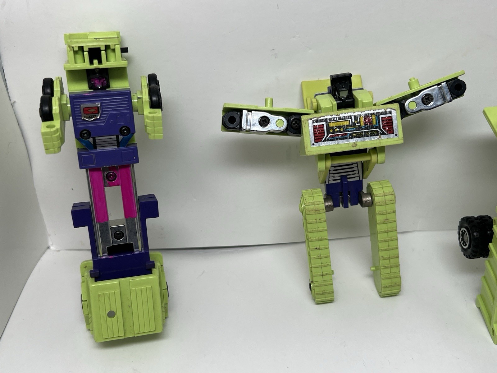Transformers G1 Decepticons Constructicons Lot of 5 – W/accessories READ AS-IS