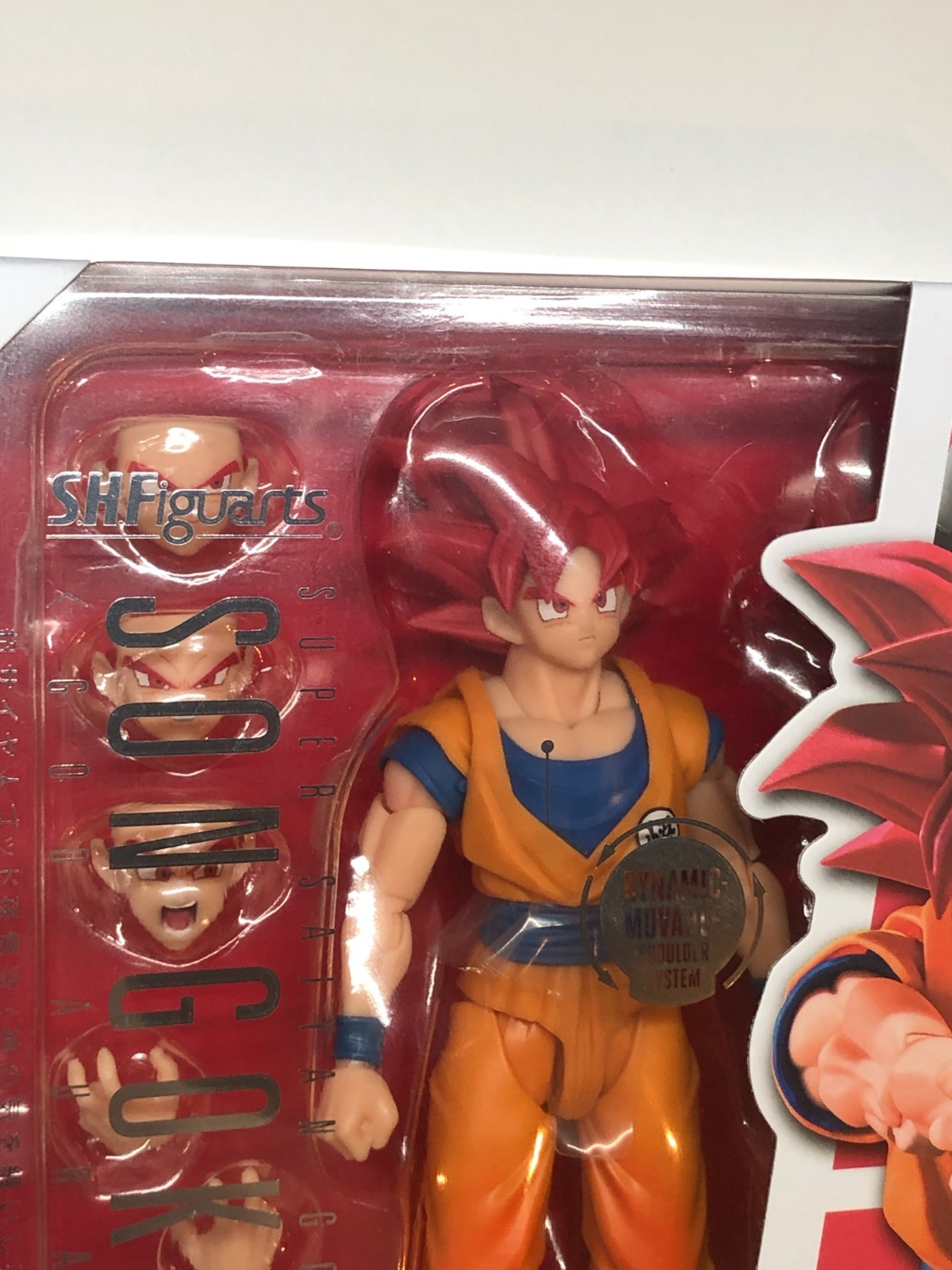 S.H.Figuarts Dragon Ball Super Super Saiyan God Son Goku SHF SH Bandai 145mm