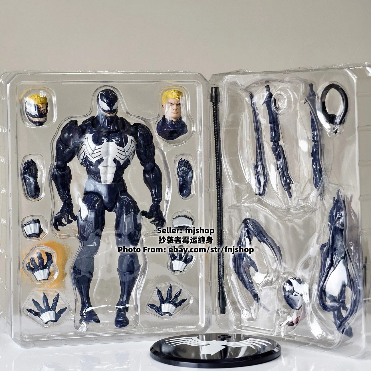 Mess Toys Venom Lethal Neighbor Spider-Man Symbiote 1/12 Action Figure US STOCK
